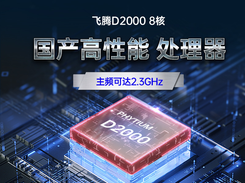 國產化4U工控機,飛騰D2000工業(yè)電腦,DT-610L-QD2KMB